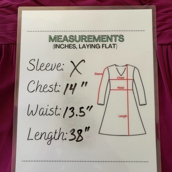 B2‎ Jasmine Lace Chiffon Fuchsia Midi Dress Size 6 - Picture 8 of 10